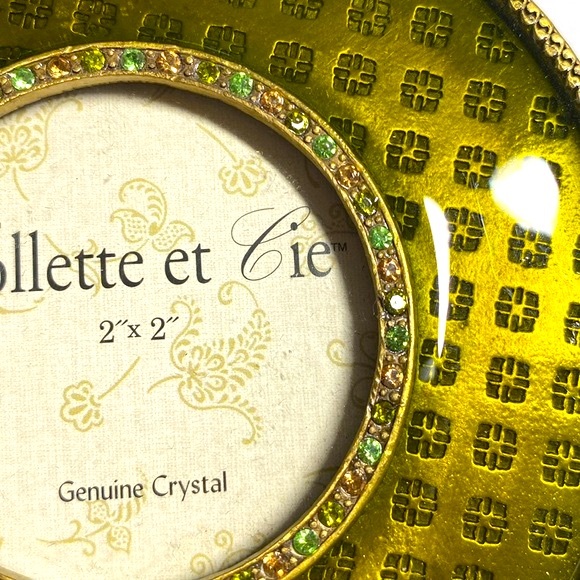 Vintage Collette et Cie Frog Frame holds 2" x 2" photo - Picture 4 of 5